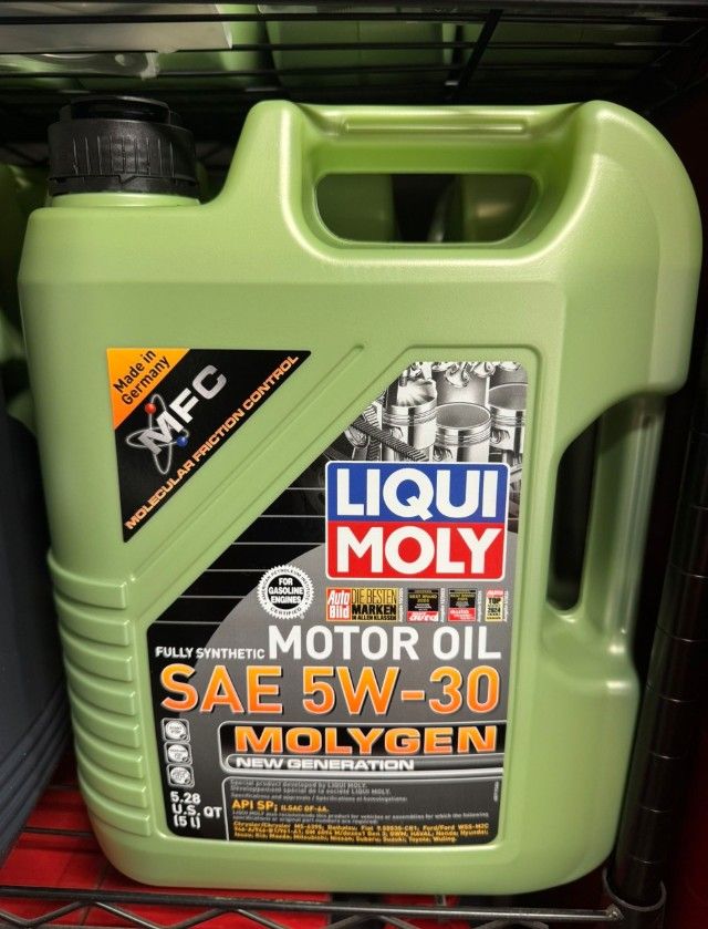 Liqui Moly Motor Oil 5W30 5W-30 Synthetic Molygen