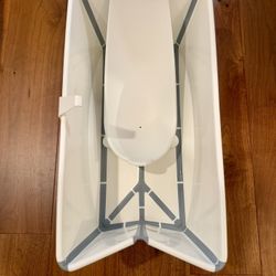 Stokke Flexi Bath Foldable Baby Bath Tub w/ Infant Insert