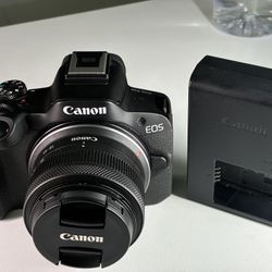 Canon R50 + lente 18 45