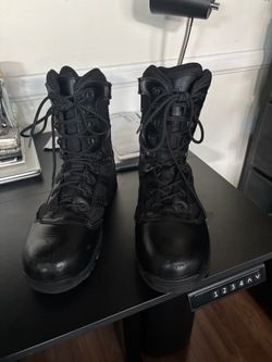 Steel toe tactical boots