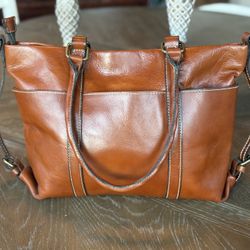 Patricia Nash Pocket Leather tote