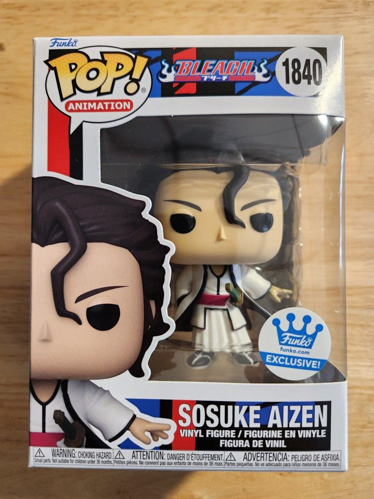 Funko POP Bleach 1840 Sosuke Aizen Funko Shop Exclusive
