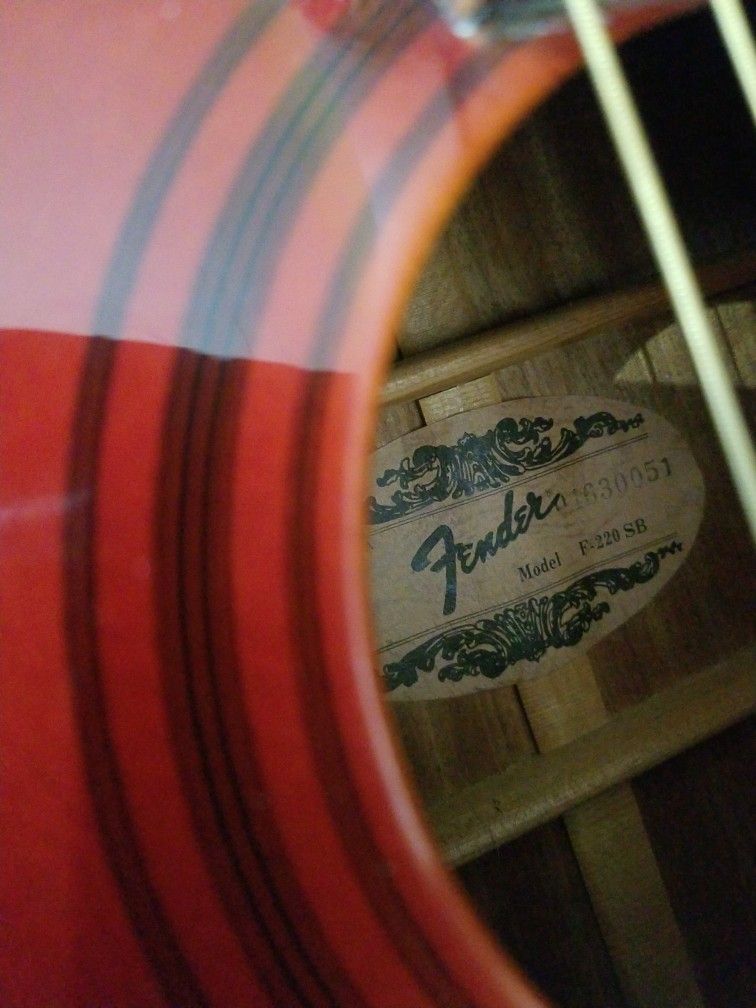 Fender Acoustic Guitar F220SB