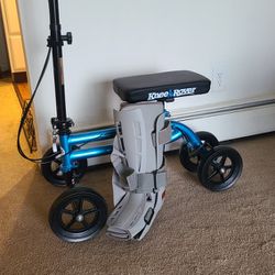 Knee Scooter With Med Size Walking Boot