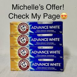 Arm And Hammer Advanced White Toothpaste Set