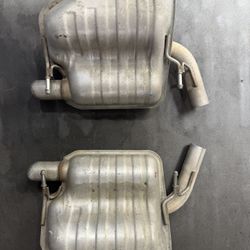 OEM Rear Mufflers – 2014 Dodge Charger R/T (Pair)