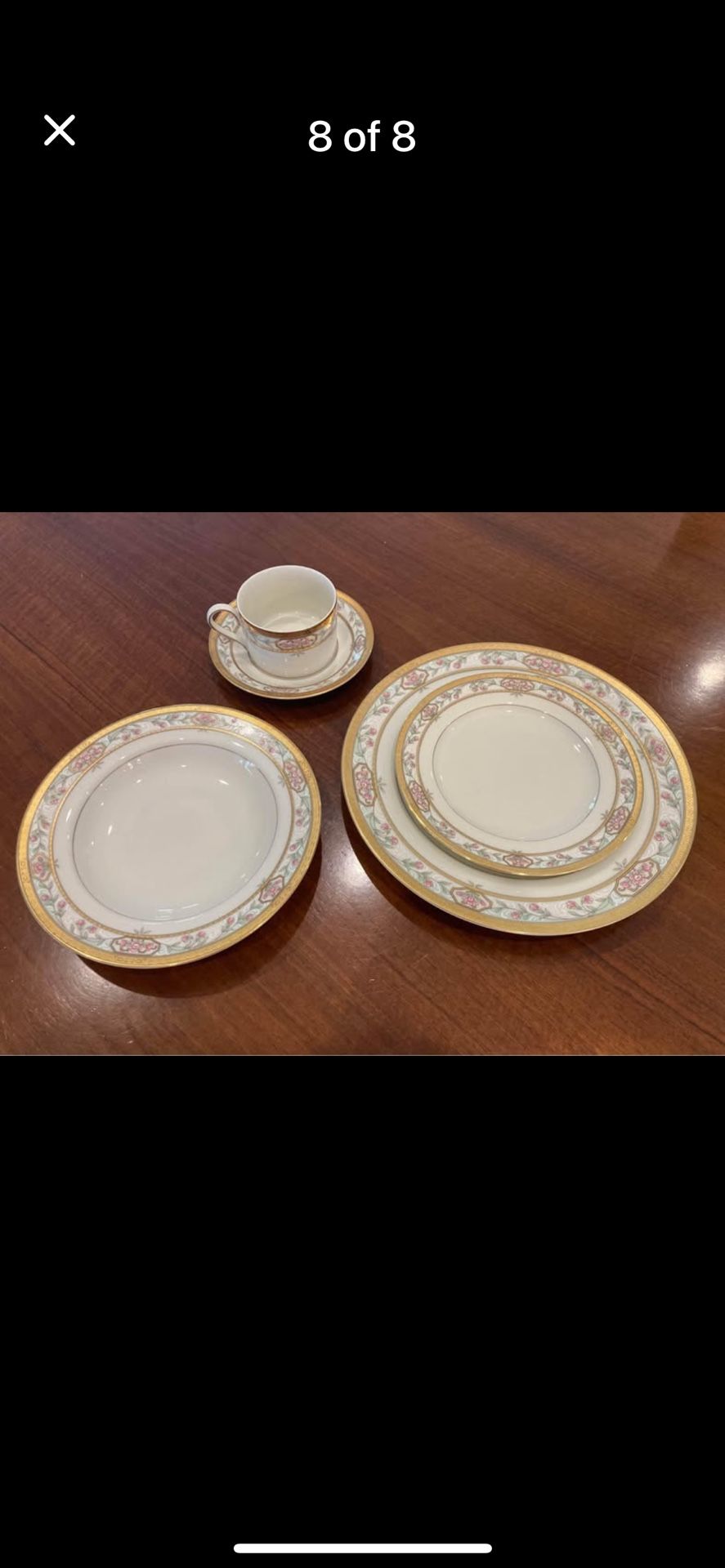 Mikasa Merrick China 8 Place Settings 
