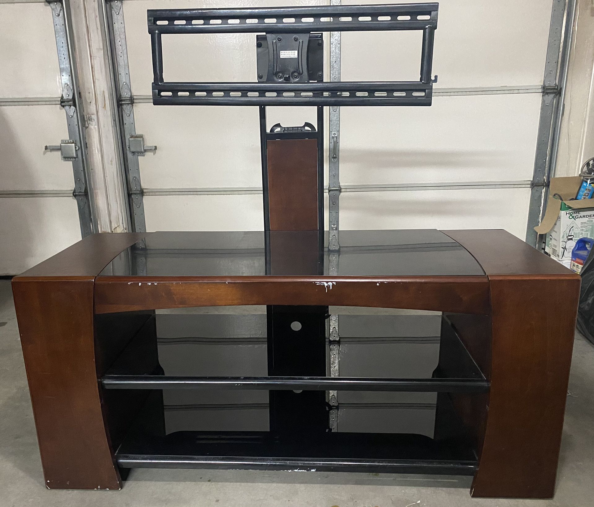 TV Stand With Side Storage 
