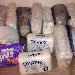 Size 5 Diapers Lot
