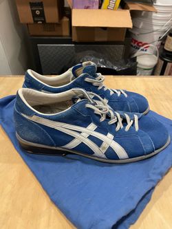 ASICS Tow727 Blue Olympic lifting shoes size 9.5/27.5 Japan