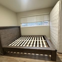 Queen size Bed Frame & Matress