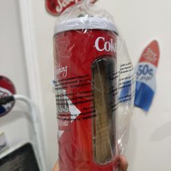 Vintage Retro Coke Coca Cola Straw Dispenser / Holder 
