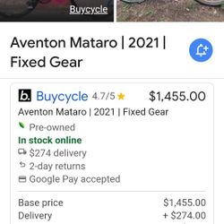 Aventon Mataro SA ingle Gear Race Bike 