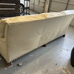Large Leather Couch - Free 