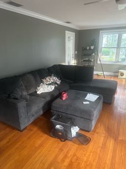 Sectional Sofa with Ottoman
