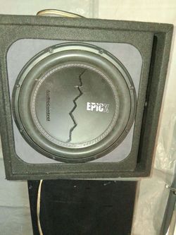 AudioControl Epic X Subwoofer in Enclosure