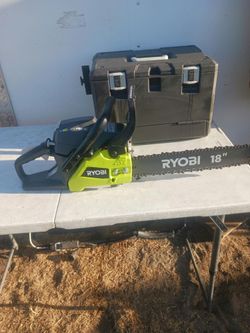 RYOBI
18 in. 38cc 2-Cycle Gas Chainsaw with Heavy-Duty Case
