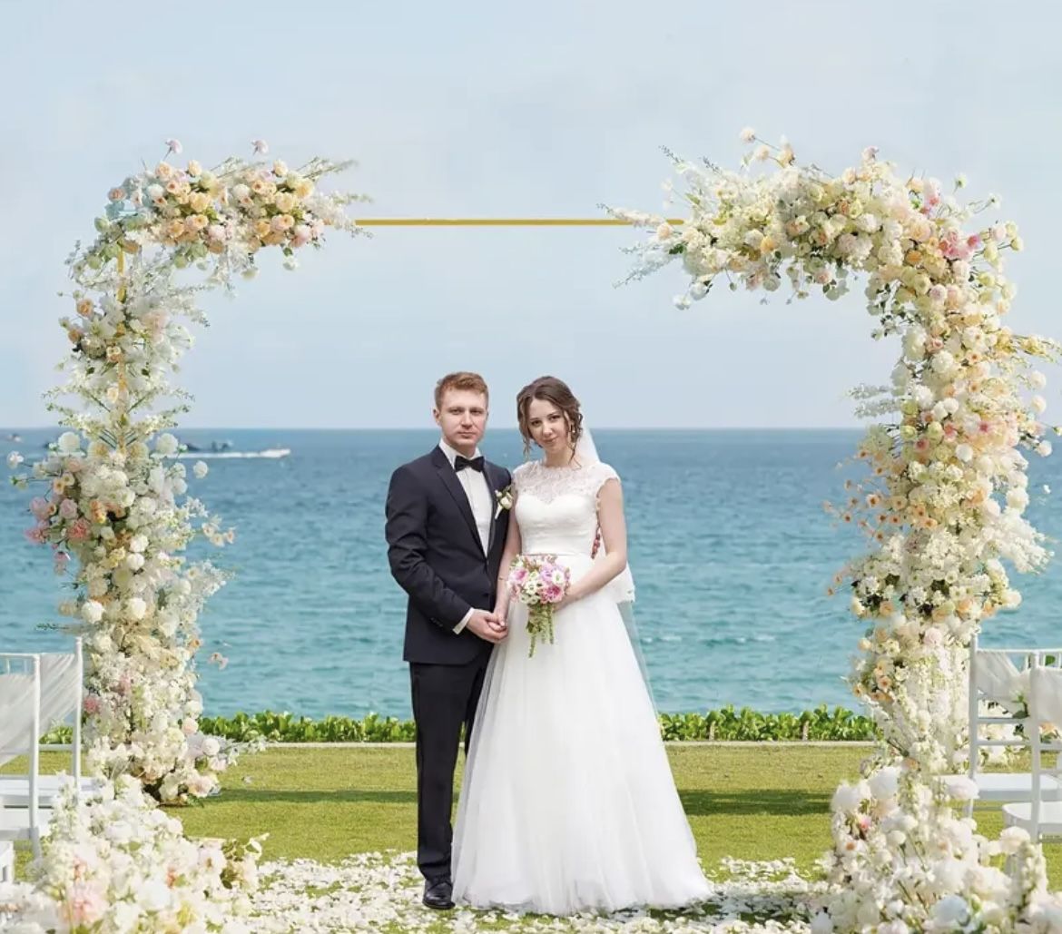 Backdrop, Square Frame Metal gold