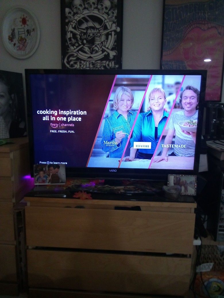 40 Inch Vizio With Amazon Fire stick.