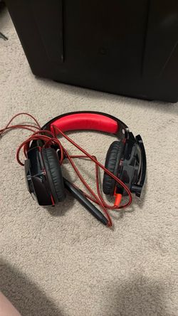 kotion each g2000 red and black wired gaming headset