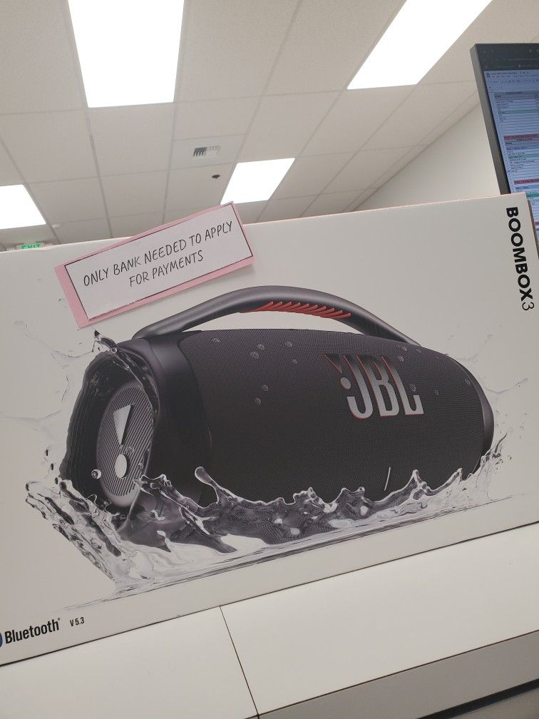 🔥 Mega JBL Deal – Boombox 3 Bluetooth Speaker for $449 or Just $1 Down! Bass Beast with Warranty 💪📦