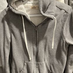Hollister Soft Zip Up Sweater 