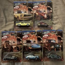 Hot Wheels Silver Vintage Club 1968 FULL SET