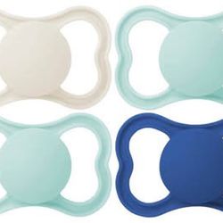MAM Air Pacifier For Babies 16+ Months, Extra Air Flow For Sensitive Skin, 4pk