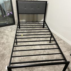 Twin Bed Frame Withheadboard
