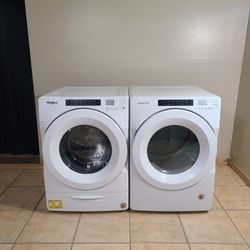 Whirlpool Washer And Gas Dryer Free Deliver And Install 6 Month Warranty.
