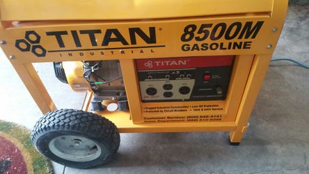 TITAN Generator 8500 Watts will power complete House