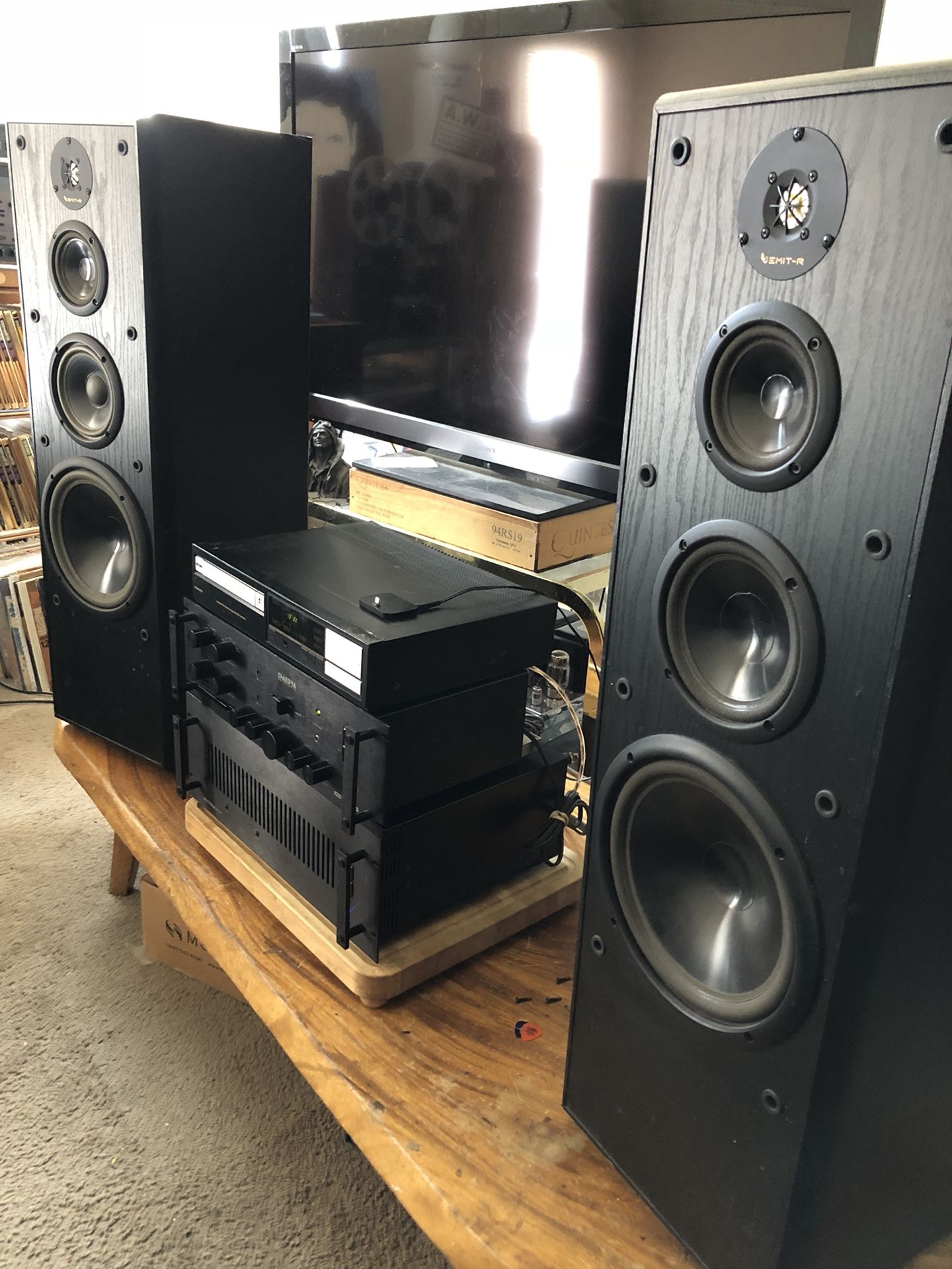 Vintage Infinity Reference Six Stereo Speakers