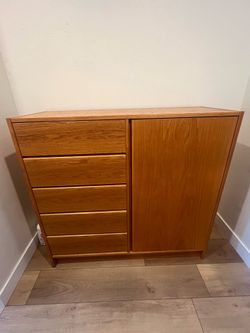 Mid-Century Modern Tall Dresser / Storage Cabinet