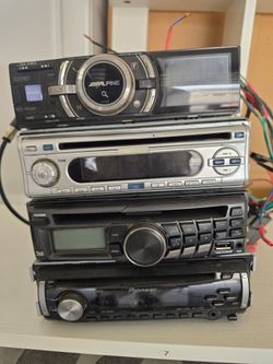 Car stereo and amps all for 250