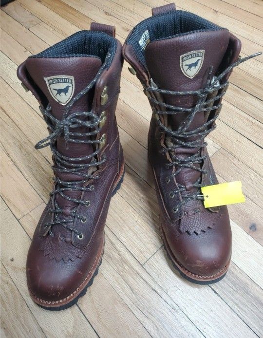 Irish Setter by Red Wing
Hunt Elk Tracker Boot (contact info removed) 11"/ Grams Insulation Brown Mens Size Usa 9 D/ like New. Not Box * 


