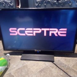 2- 30'in Flat Screen TVs Sceptre And Panasonic