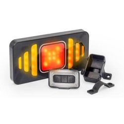 Clic-Light | Turn Signal, Hazard Light, Position Light, Fog Light, Stop Light for Bikes, Scooters, Motorcycles, Segway| Visible from 400 m