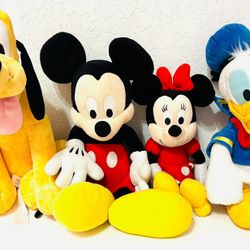 Mickey Mouse Plush Toys Set Of 4