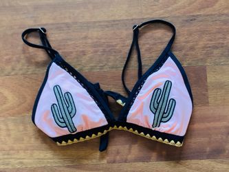 Cactus bikini top.