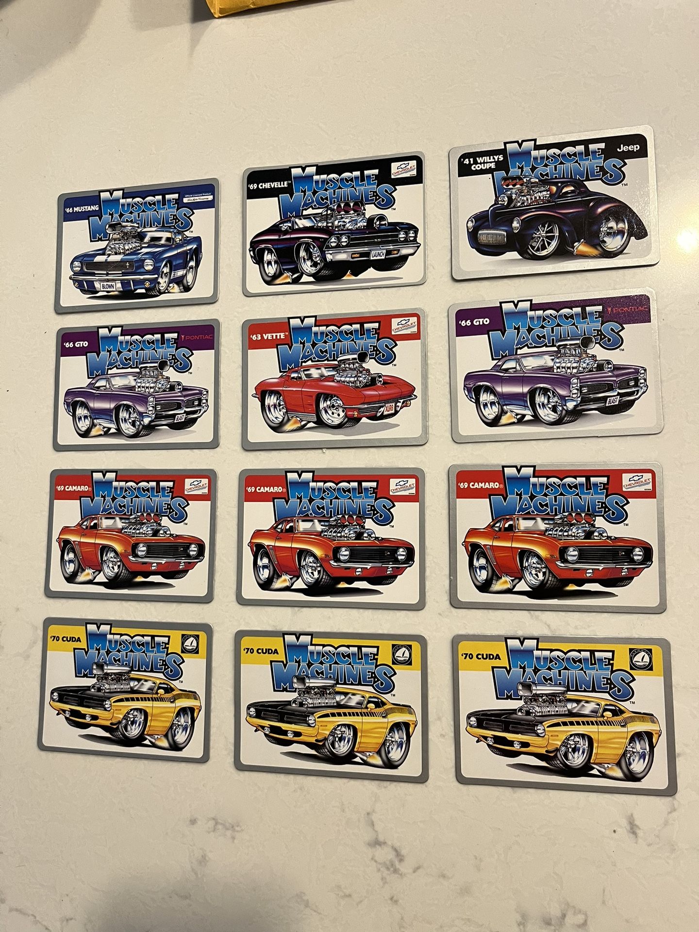 Muscle Machine Cards