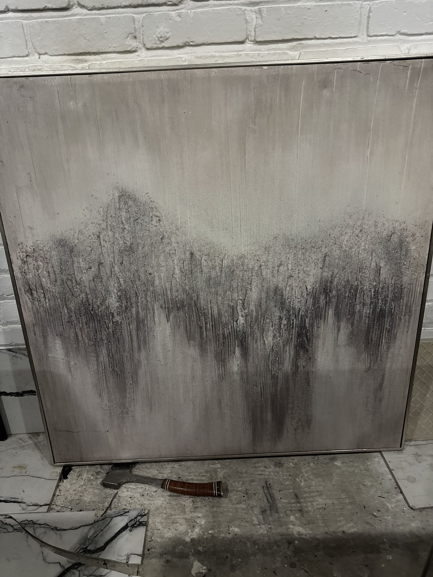 Glam abstract wall art