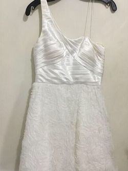 White One Shoulder Party Dress