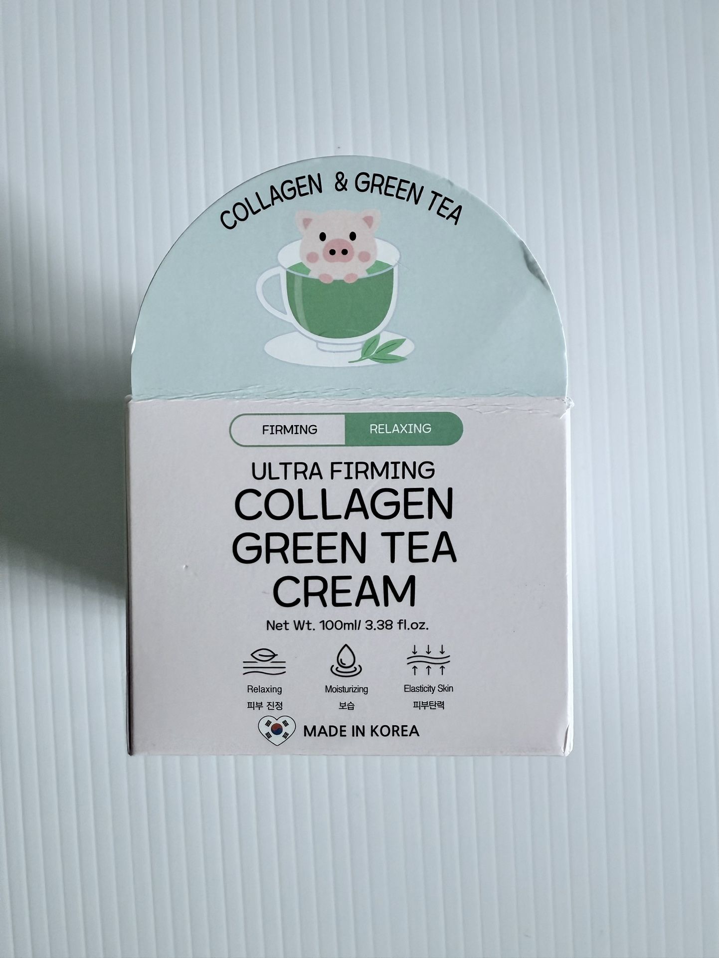 Korean Bonnyhill Ultra Firming Collagen & Green Tea Cream 3.38oz Skincare New