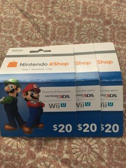 Nintendo Prepaid Card