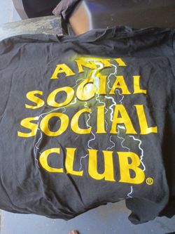 Anti Social ASSC yellow lightning ⚡ XL
