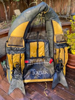 Togiak float tube with Caddis fins