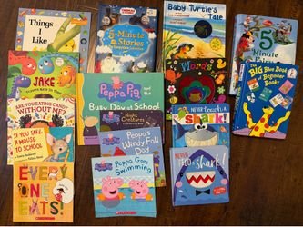 Lot of Childrens Books Kids Board Books Peppa Pig Disney Thomas & Friends