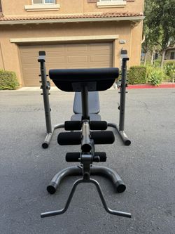 Weider Olympic Workout Bench with Squat Rack