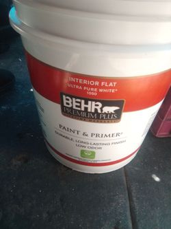 Behr premium plus 5 gallon paint and primer