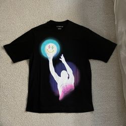 J Balvin Jordan Tee Shirt Black - New Size Small